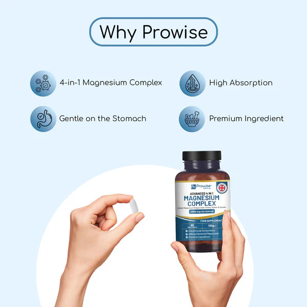 Magnesium Glycinate Complex - 90 Vegan Tablets