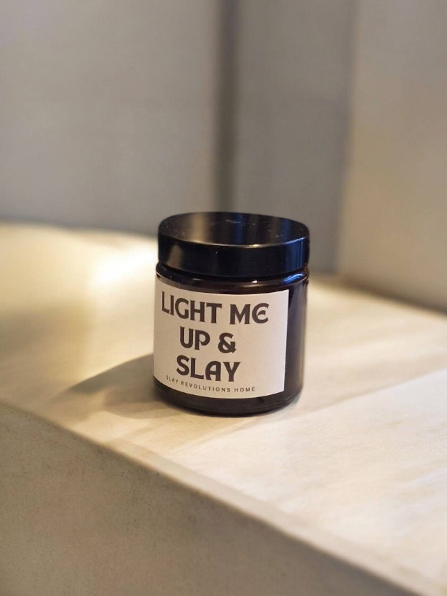 Light Me Up & Slay  - Soy Wax Candle - Vanilla 120ml